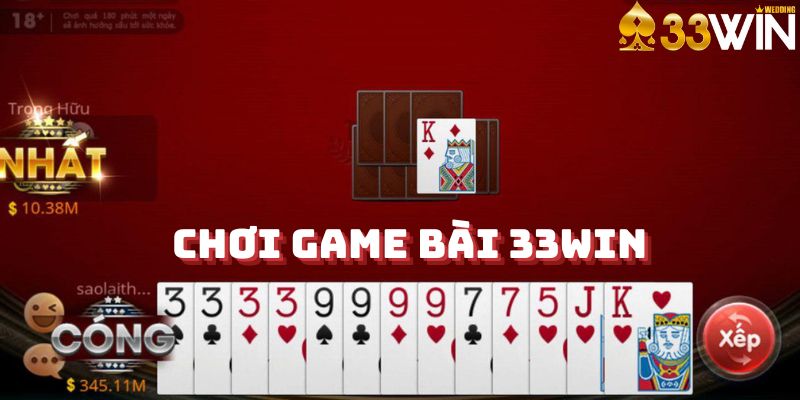 Cách chơi game bài 33Win